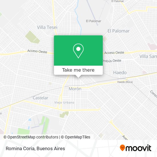 Romina Coria map