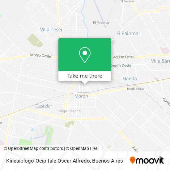 Kinesiólogo-Ocipitale Oscar Alfredo map