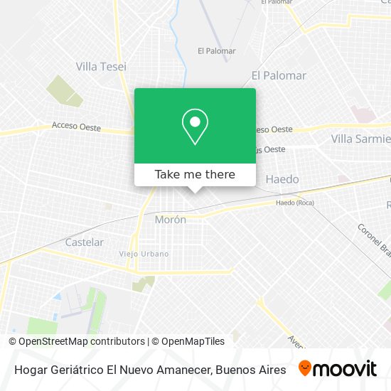 Hogar Geriátrico El Nuevo Amanecer map