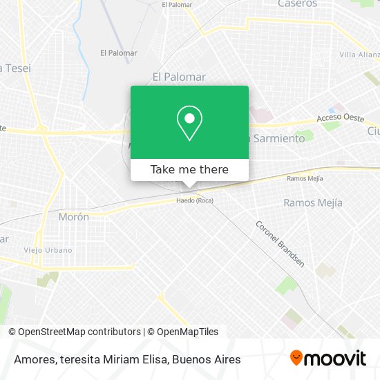 Mapa de Amores, teresita Miriam Elisa