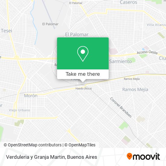 Verduleria y Granja Martin map
