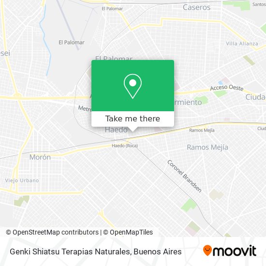 Mapa de Genki Shiatsu Terapias Naturales