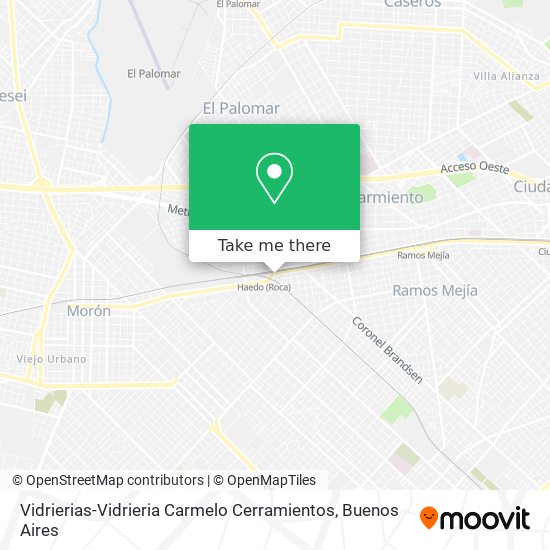 Vidrierias-Vidrieria Carmelo Cerramientos map