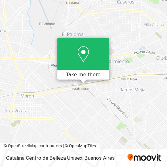 Mapa de Catalina Centro de Belleza Unisex