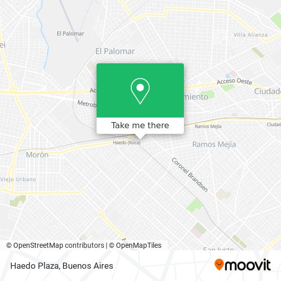 Haedo Plaza map