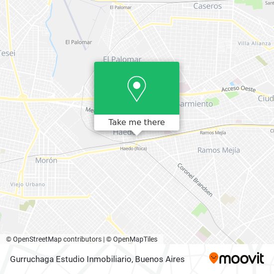 Mapa de Gurruchaga Estudio Inmobiliario