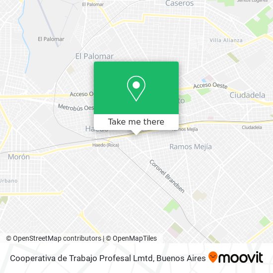 Cooperativa de Trabajo Profesal Lmtd map