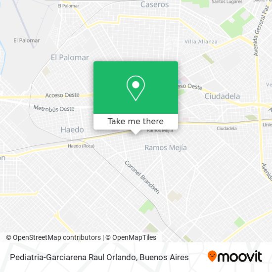 Pediatria-Garciarena Raul Orlando map