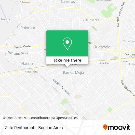 Zeta Restaurante map
