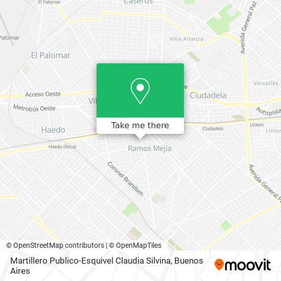 Mapa de Martillero Publico-Esquivel Claudia Silvina