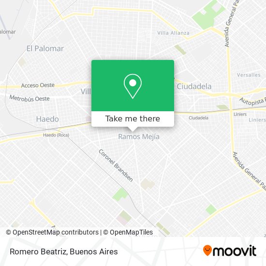 Romero Beatriz map