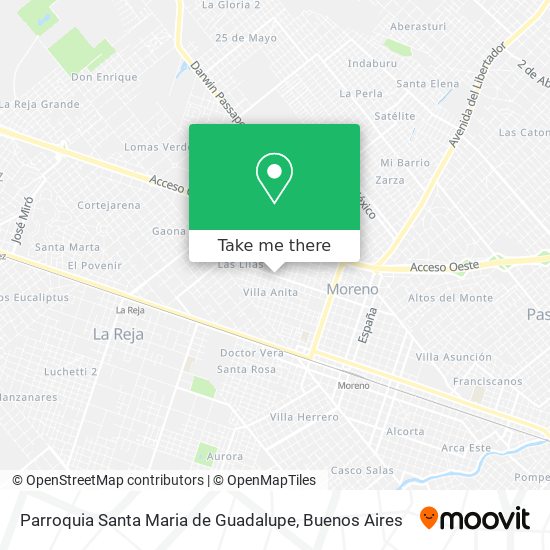 Parroquia Santa Maria de Guadalupe map