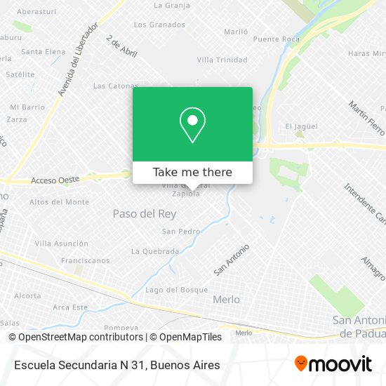 Escuela Secundaria N 31 map