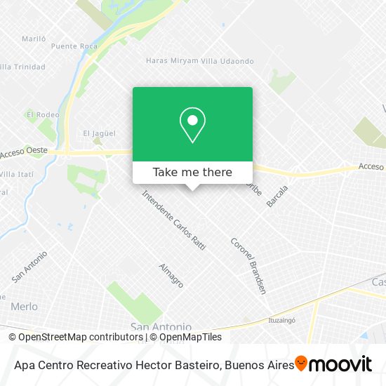 Mapa de Apa Centro Recreativo Hector Basteiro
