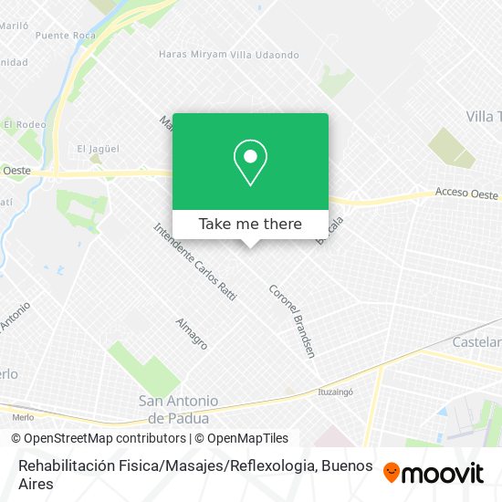 Rehabilitación Fisica / Masajes / Reflexologia map