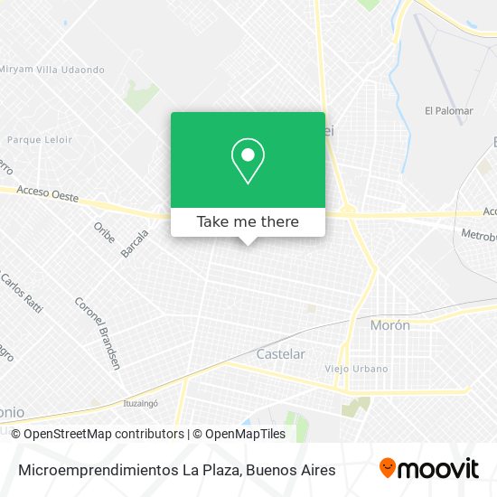 Microemprendimientos La Plaza map