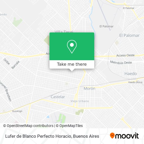 Mapa de Lufer de Blanco Perfecto Horacio