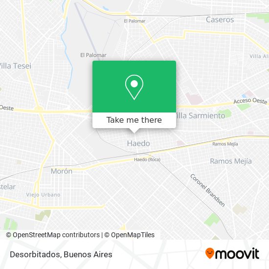 Mapa de Desorbitados