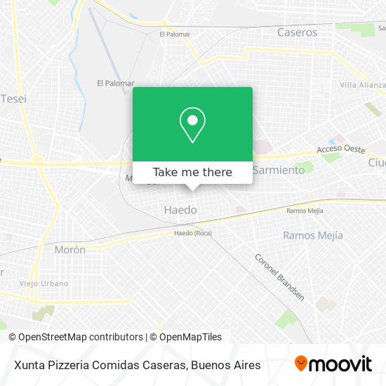 Xunta Pizzeria Comidas Caseras map