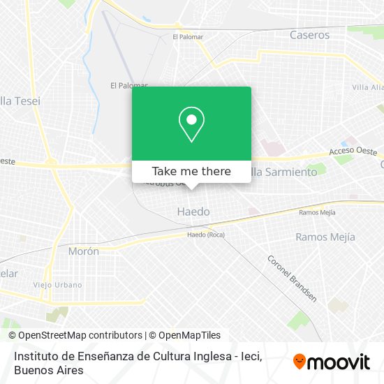 Mapa de Instituto de Enseñanza de Cultura Inglesa - Ieci