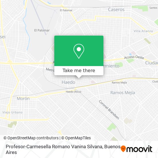 Profesor-Carmesella Romano Vanina Silvana map