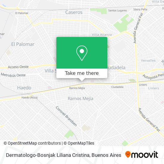 Dermatologo-Bosnjak Liliana Cristina map