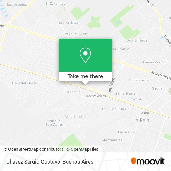 Mapa de Chavez Sergio Gustavo