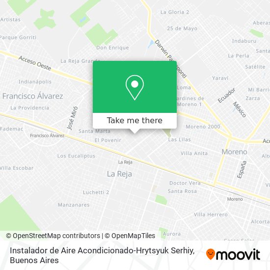 Instalador de Aire Acondicionado-Hrytsyuk Serhiy map