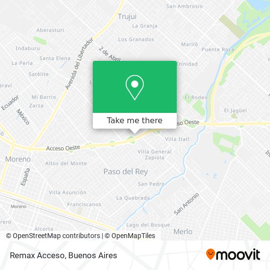 Remax Acceso map