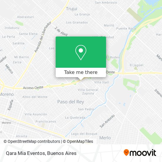 Mapa de Qara Mia Eventos