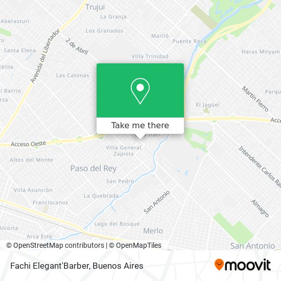 Mapa de Fachi Elegant'Barber