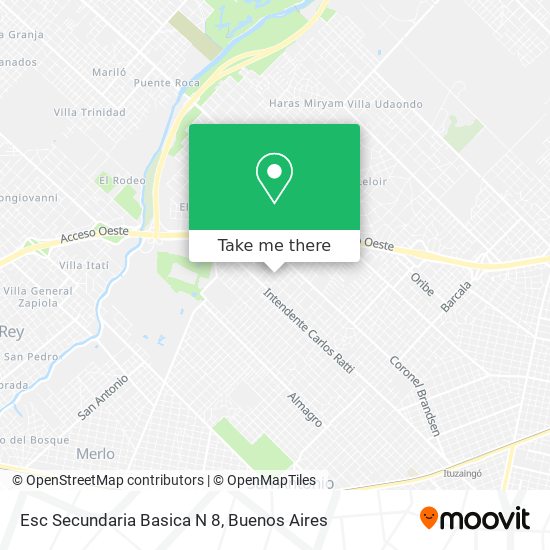 Esc Secundaria Basica N 8 map