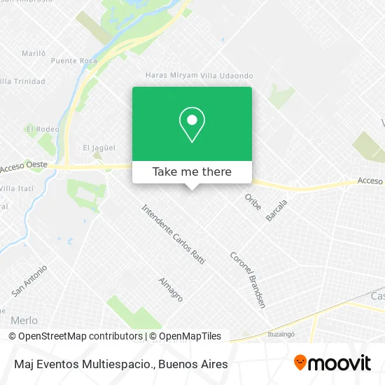 Mapa de Maj Eventos Multiespacio.