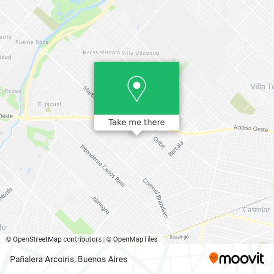 Mapa de Pañalera Arcoiris