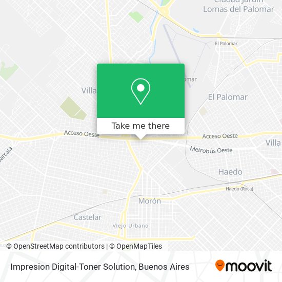 Impresion Digital-Toner Solution map