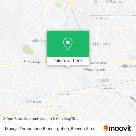 Masaje Terapeutico Bioenergetico map