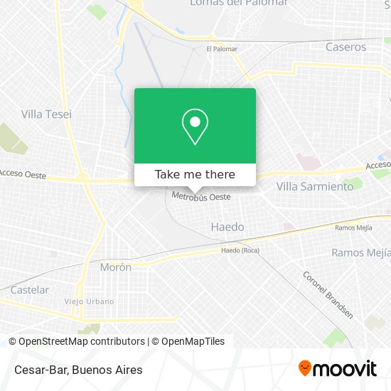 Mapa de Cesar-Bar