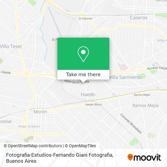 Mapa de Fotografia-Estudios-Fernando Giani Fotografia