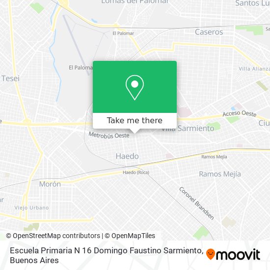 Escuela Primaria N 16 Domingo Faustino Sarmiento map