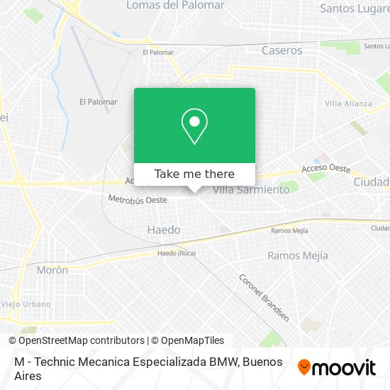 Mapa de M - Technic Mecanica Especializada BMW