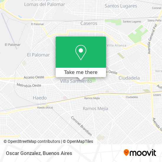 Oscar Gonzalez map