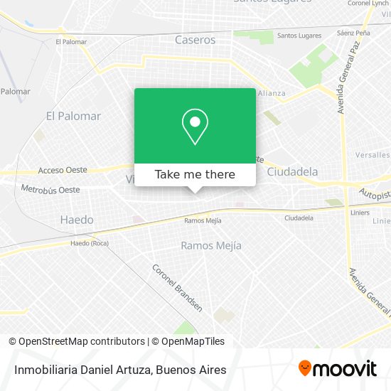 Mapa de Inmobiliaria Daniel Artuza