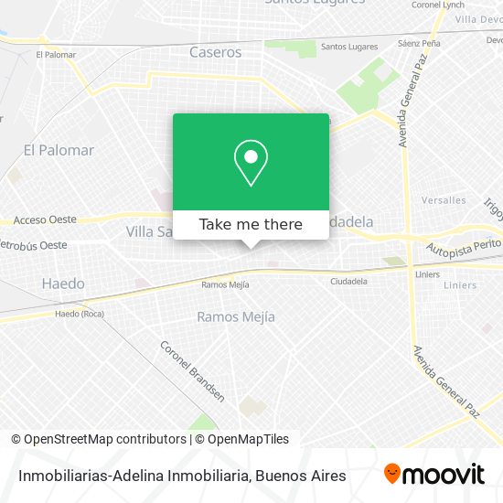 Inmobiliarias-Adelina Inmobiliaria map