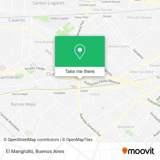 El Mangrullo map