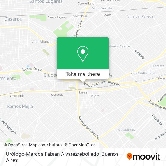Urólogo-Marcos Fabian Alvarezrebolledo map