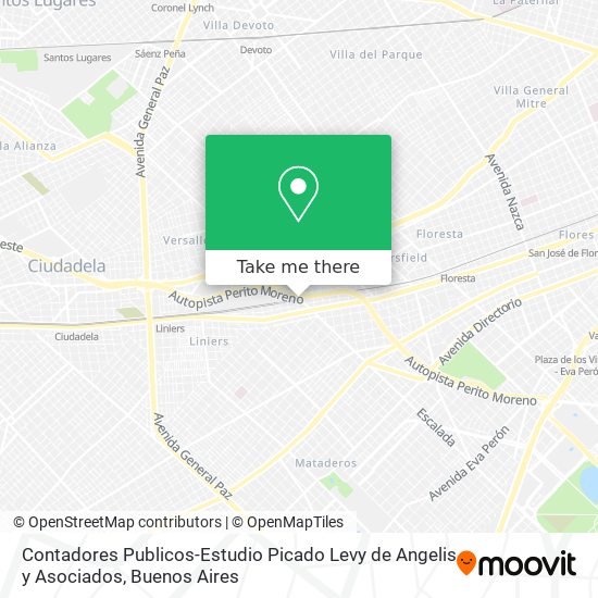 Mapa de Contadores Publicos-Estudio Picado Levy de Angelis y Asociados