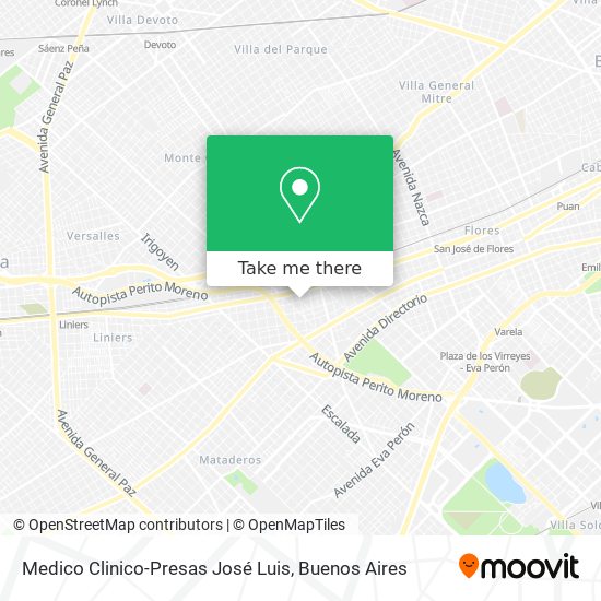 Medico Clinico-Presas José Luis map