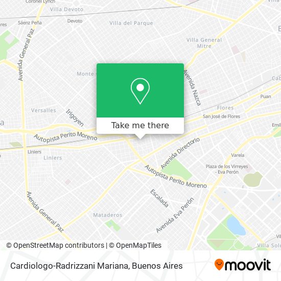 Mapa de Cardiologo-Radrizzani Mariana