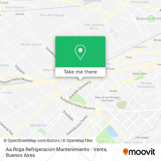 Mapa de Aa Roga Refrigeracion Mantenimiento - Venta