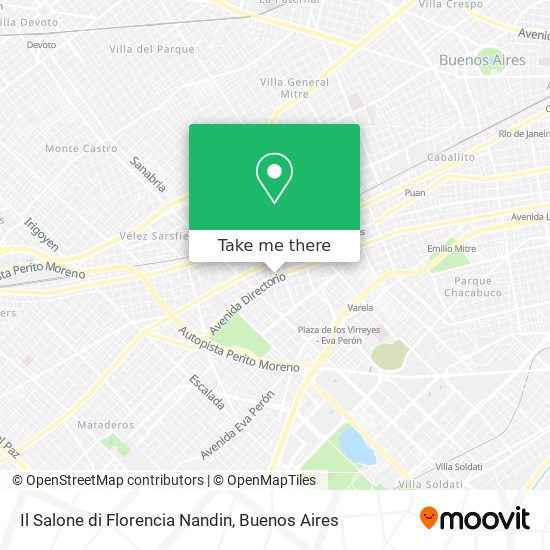 Mapa de Il Salone di Florencia Nandin